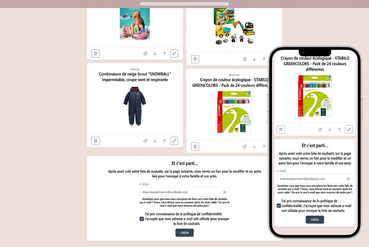 Comment créer votre liste de souhaits